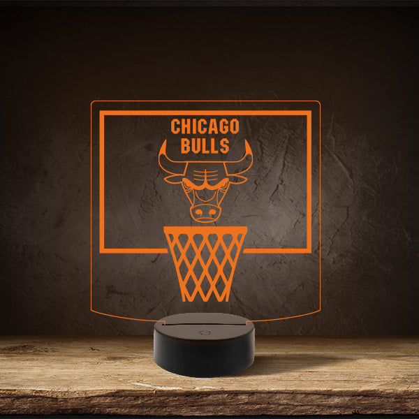 Chicago Bulls - Puck Base LED Light