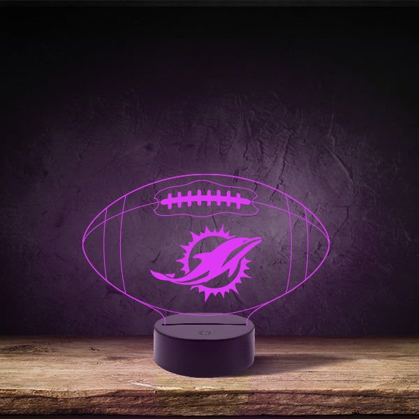 Miami Dolphins - Puck Base LED Light