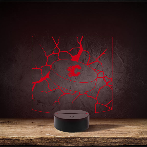 Calgary Flames - Puck Base LED Light