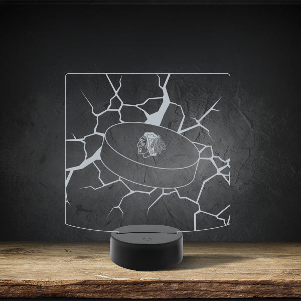 Chicago Blackhawks - Puck Base LED Light