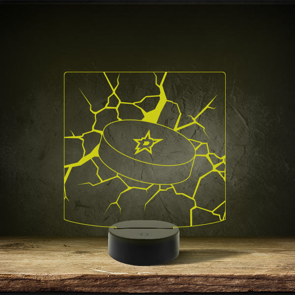 Dallas Stars - Puck Base LED Light