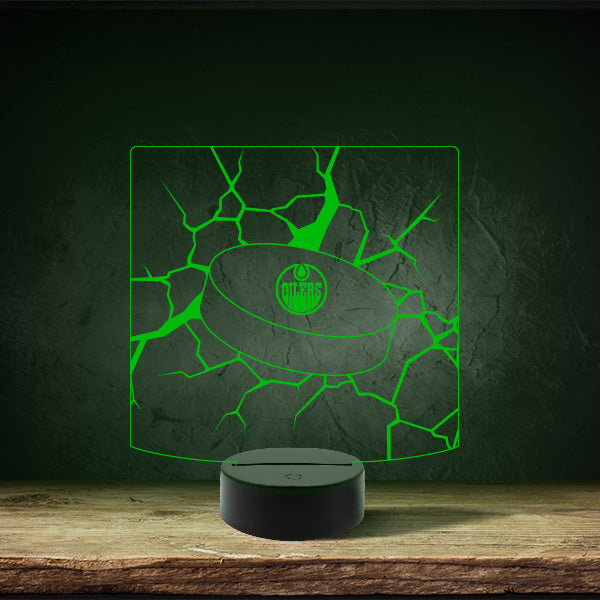 Edmonton Oilers - Puck Base LED Light