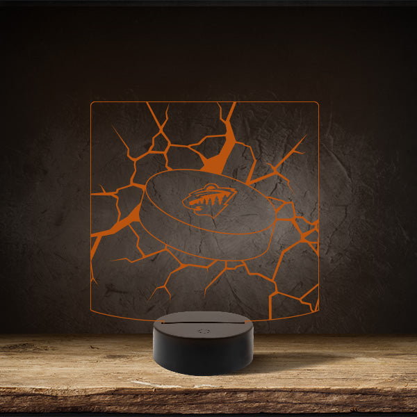 Minnesota Wild - Puck Base LED Light