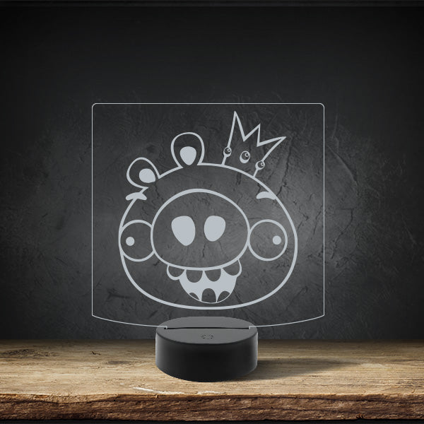 Angry Birds Pig - Puck Base LED Light