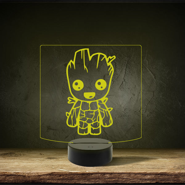 Baby Groot - Puck Base LED Light