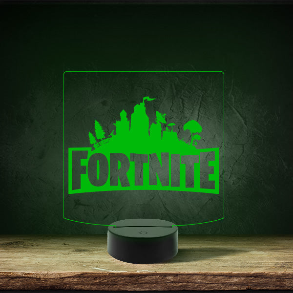 Fortnite Logo - Puck Base LED Light