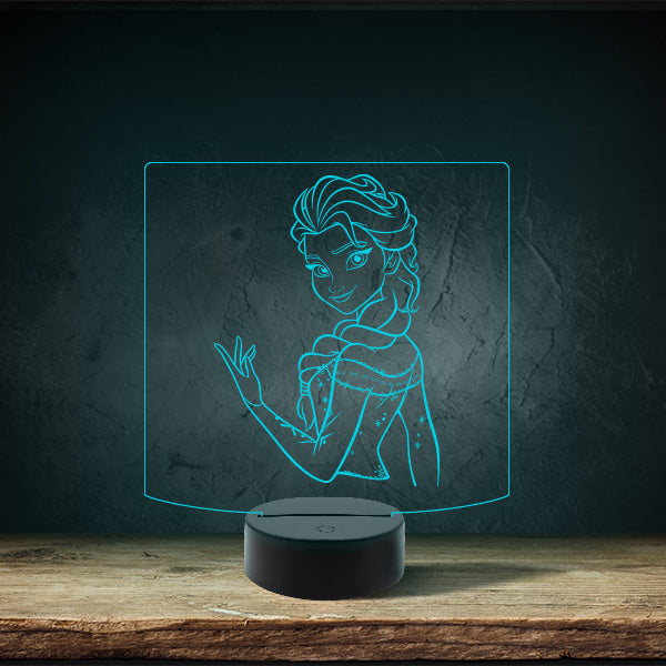 Frozen - Elsa - Puck Base LED Light