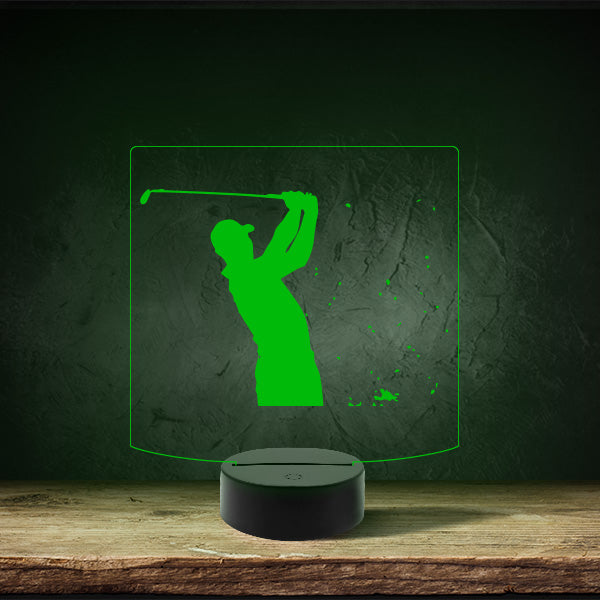 Golfer Version 1 - Puck Base LED Light