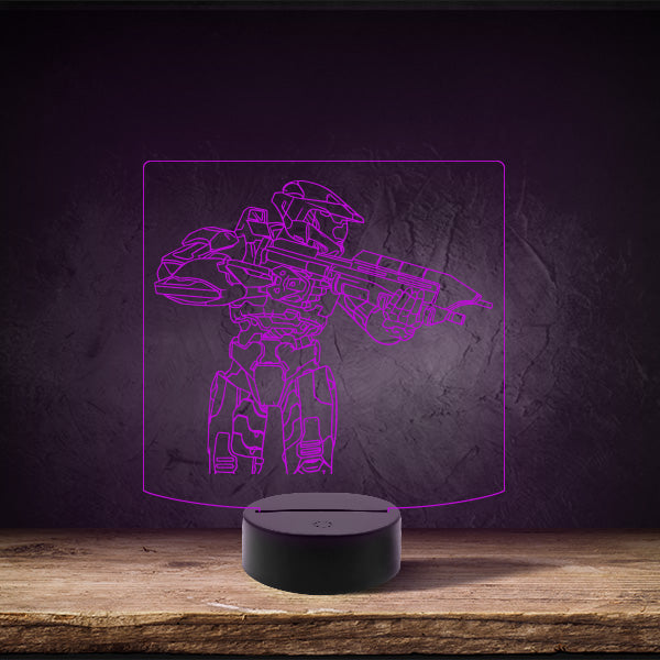 Halo Master Chief - Puck Base LED Light