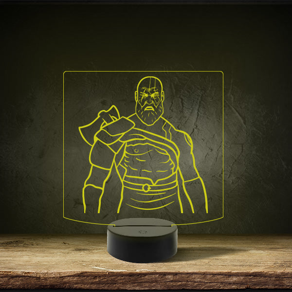 God of War Kratos - Puck Base LED Light