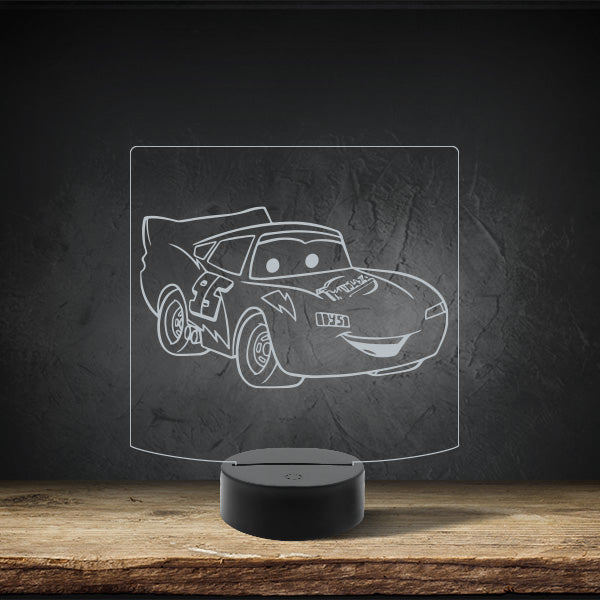 Lightning McQueen - Puck Base LED Light