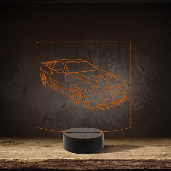 Nissan Skyline - Puck Base LED Light