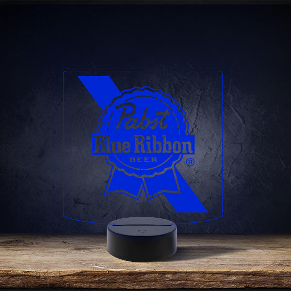 Pabst Blue Ribbons - Puck Base LED Light