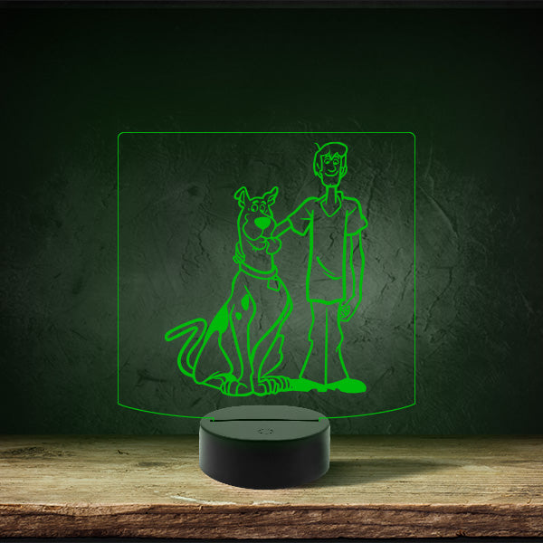 Shaggy and Scooby Doo - Puck Base LED Light