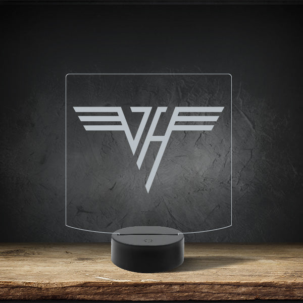 Van Halen Logo - Puck Base LED Light