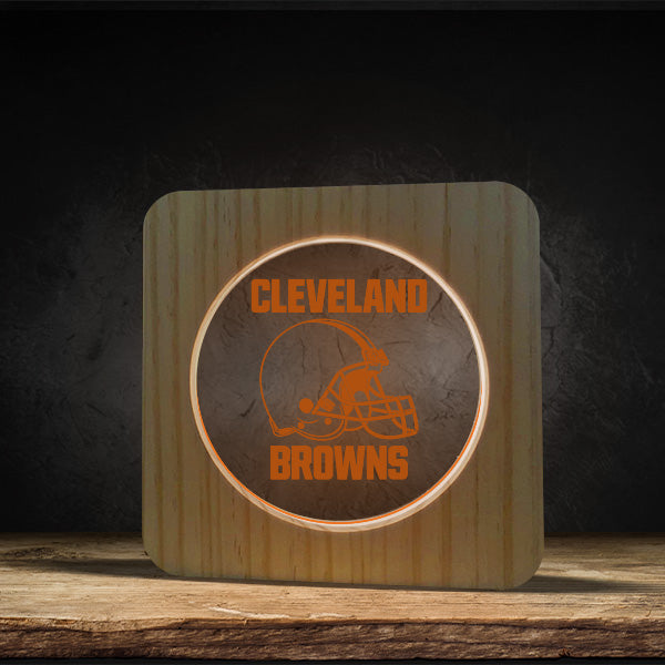 Cleveland Browns - Square Base LED Light