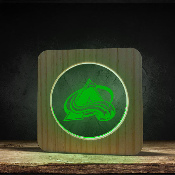 Colorado Avalanche - Square Base LED Light