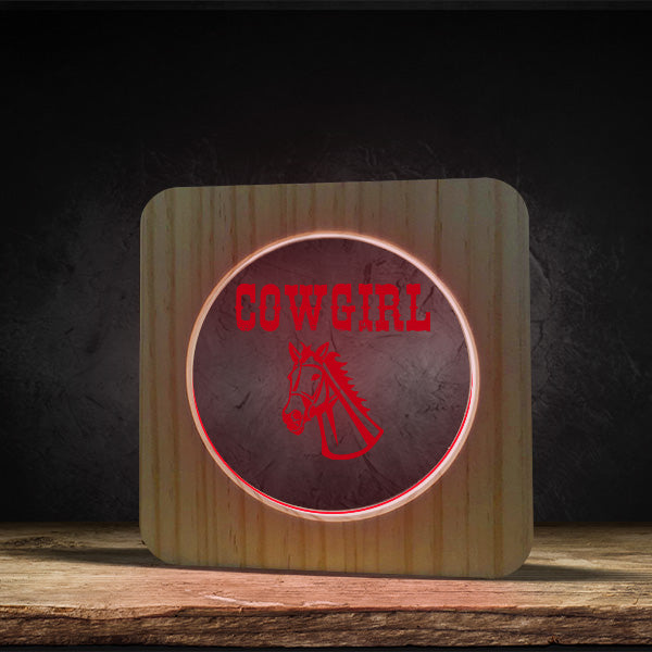 Cowgirl - Square Base LED Light