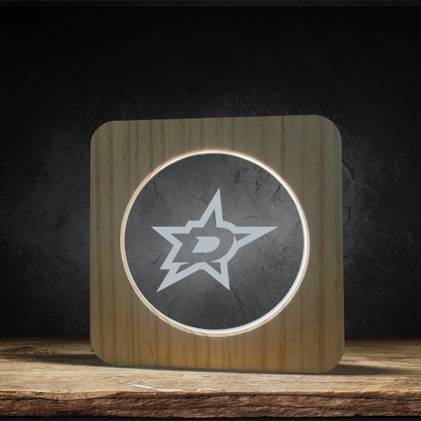 Dallas Stars - Square Base LED Light