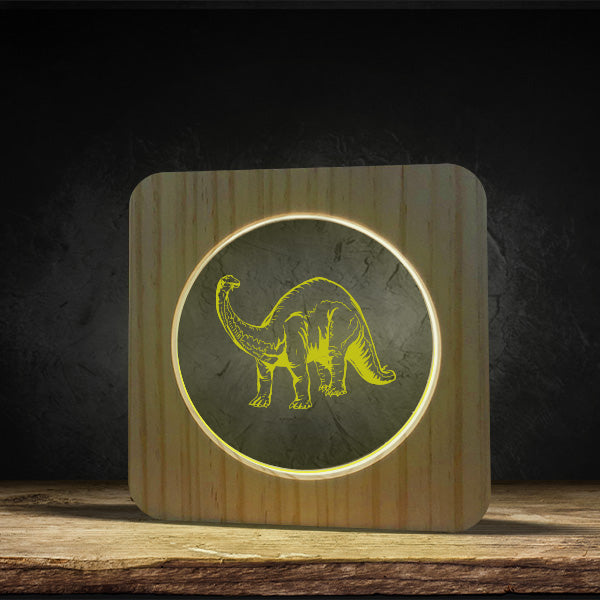 Dinosaur - Square Base LED Light