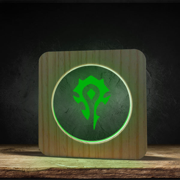 Horde Symbol - Square Base LED Light