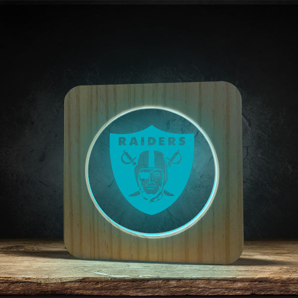 Las Vegas Raiders - Square Base LED Light