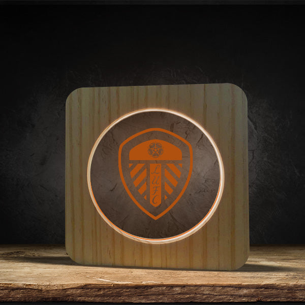 Leeds United - Square Base LED Light