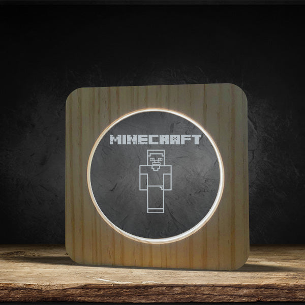 Minecraft Steve - Square Base LED Light