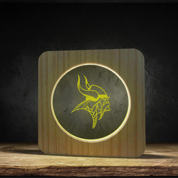 Minnesota Vikings - Square Base LED Light