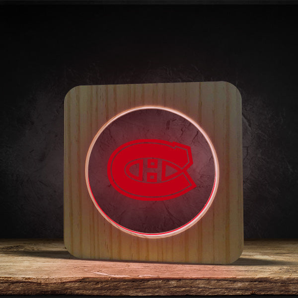 Montreal Canadiens - Square Base LED Light