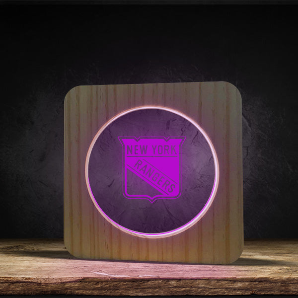 New York Rangers - Square Base LED Light