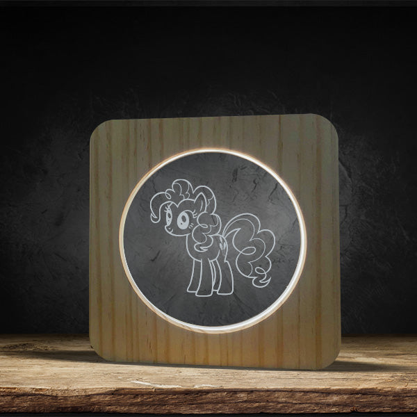 My Little Pony - Pinky Pie - Square Base LED Light