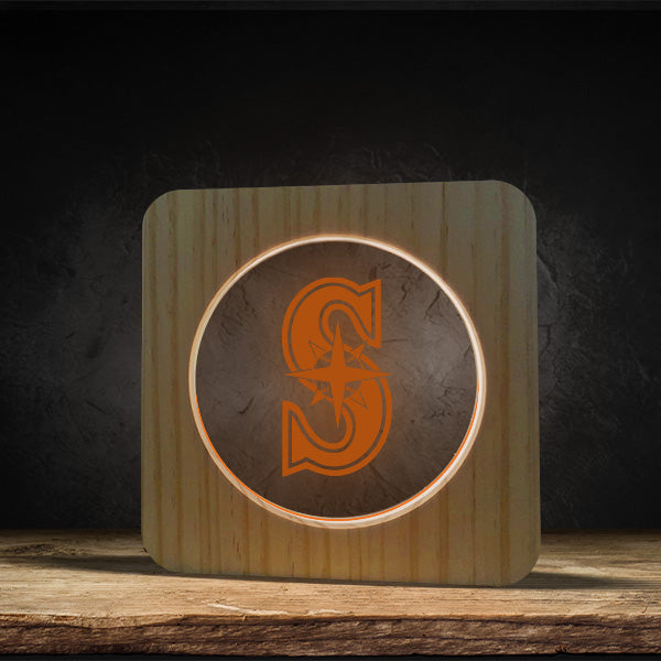 Seattle Mariners - Square Base LED Light