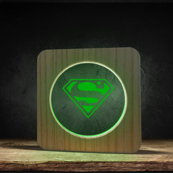 Superman - Square Base LED Light