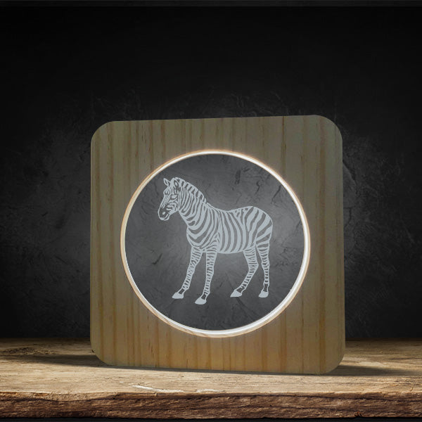 Zebra - Square Base LED Light