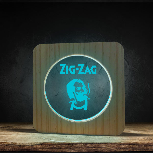 Zig Zags - Square Base LED Light